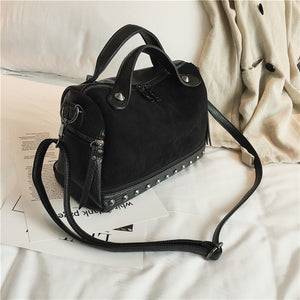 Herald Fashion Nubuck Leather Hand Bags Female