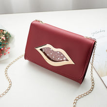 Load image into Gallery viewer, Fashion Big Lips Shoulder Bag for Women 2019 Shiny