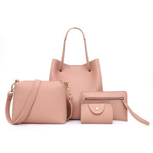 Load image into Gallery viewer, 4pcs Woman Bag Set Fashion Female Purse and Handbag